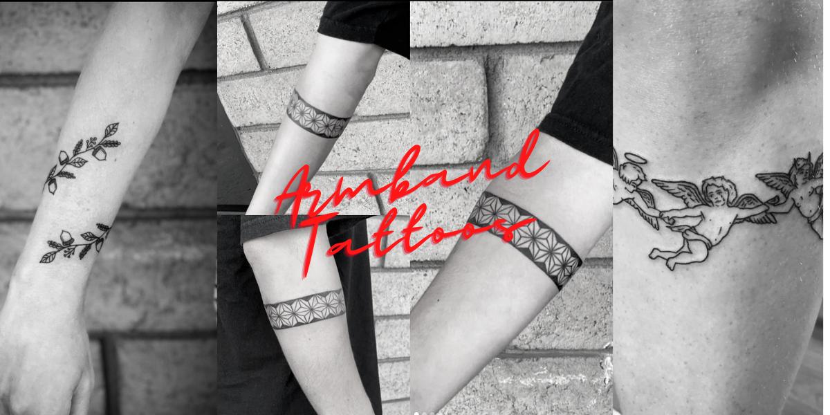 Rascal Ink Tattoo Studio on Instagram Arm band tattoo Latest Armband  Tattoo made today Armband tattoos are in trend This is simple black band  tattoo with double triangle and direction arrows Follow