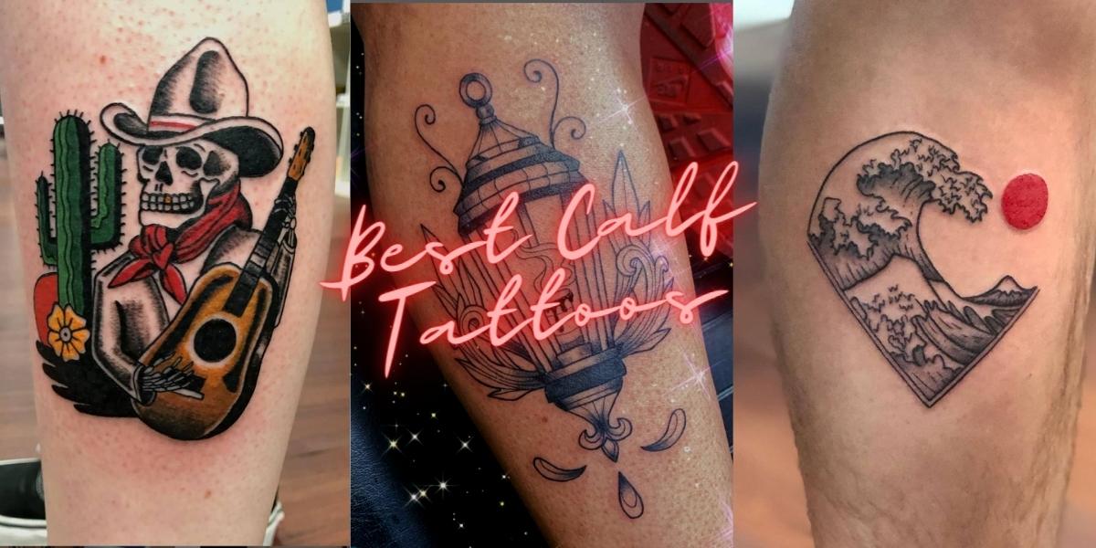 98 Calf Tattoo Ideas As Cool As They Are Unique  Bored Panda
