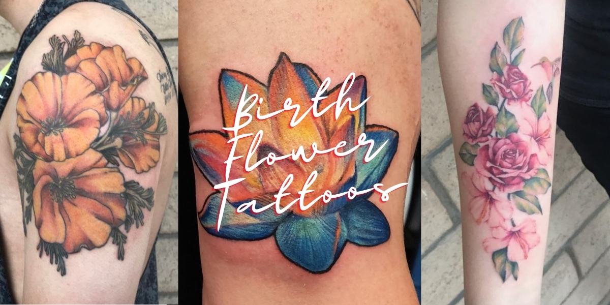 Botanical aster september birth flower tattoo Vector Image