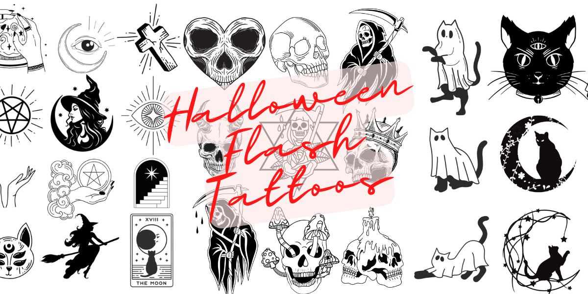 Online Halloween Tattoo Flash