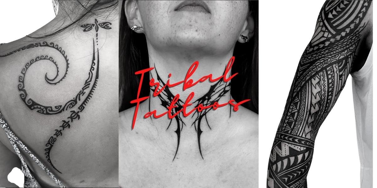 Black Flame Phoenix Tribal Tattoo Design — LuckyFish, Inc. and Tattoo Santa  Barbara