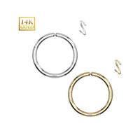 14K Gold Classic Seamless Bendable Hoop