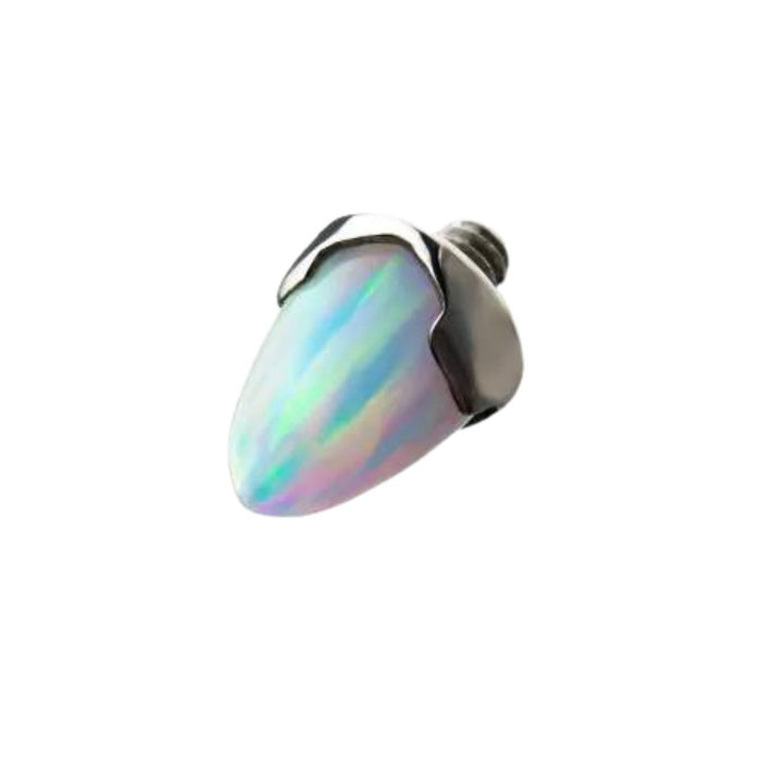 Titanium 14G Opal Spike Top