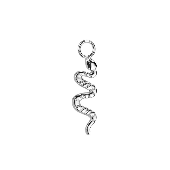 Titanium Snake Earring Charm